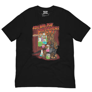 Kids Who Play With Chemicals Band Tee